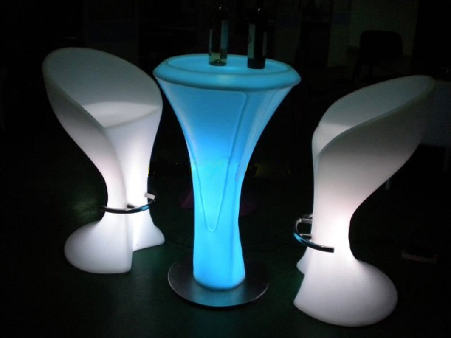 LED illuminated furniture bar chair/glowing led bar chair/new led bar chair