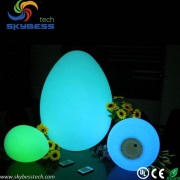 D29*32cm Color Rechargable Battery LED Peach Shape Lamp