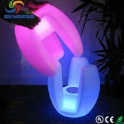 SK-LF35A triple LED glowing bar chair