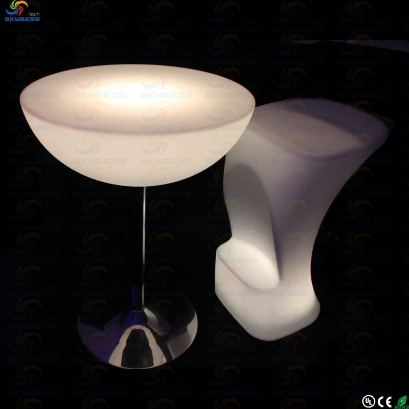 60*60*92CM cocktail table modern/LED table/outdoor table